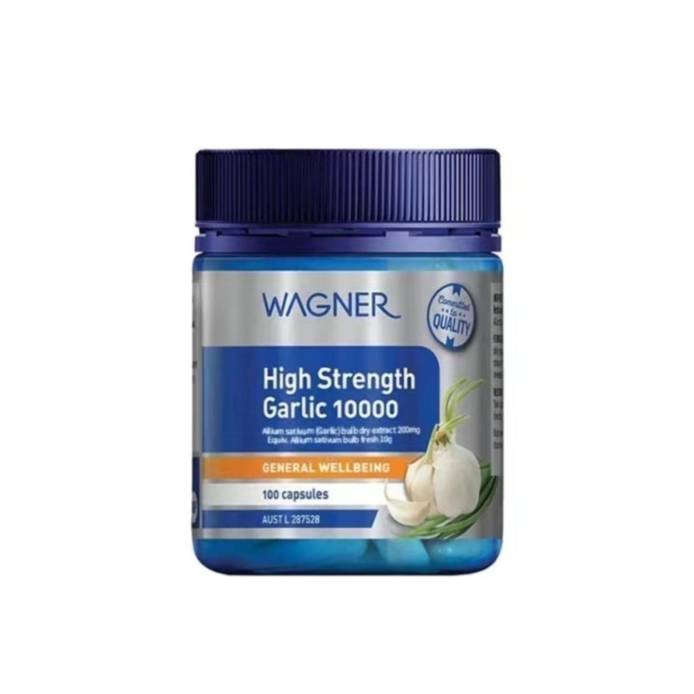 【現貨】高濃度大蒜100粒每粒含大蒜鱗莖乾10g紐西蘭WAGNER High Strength Garlic 10000-細節圖2