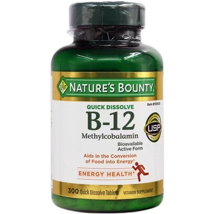 自然之寶維生素B12維他命 鈷胺素 美商NATURE＇S BOUNTY QUICK DISSOLVE-細節圖2