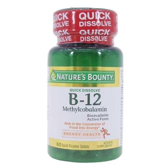 自然之寶維生素B12維他命 鈷胺素 美商NATURE＇S BOUNTY QUICK DISSOLVE-細節圖5