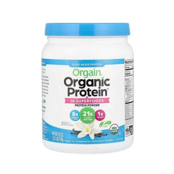 【現貨】Orgain傲感植物優蛋白天然植物全營養蛋白粉成人高蛋白質1.22Kg香草口味510g巧克力1.20Kg乳清蛋白-規格圖6