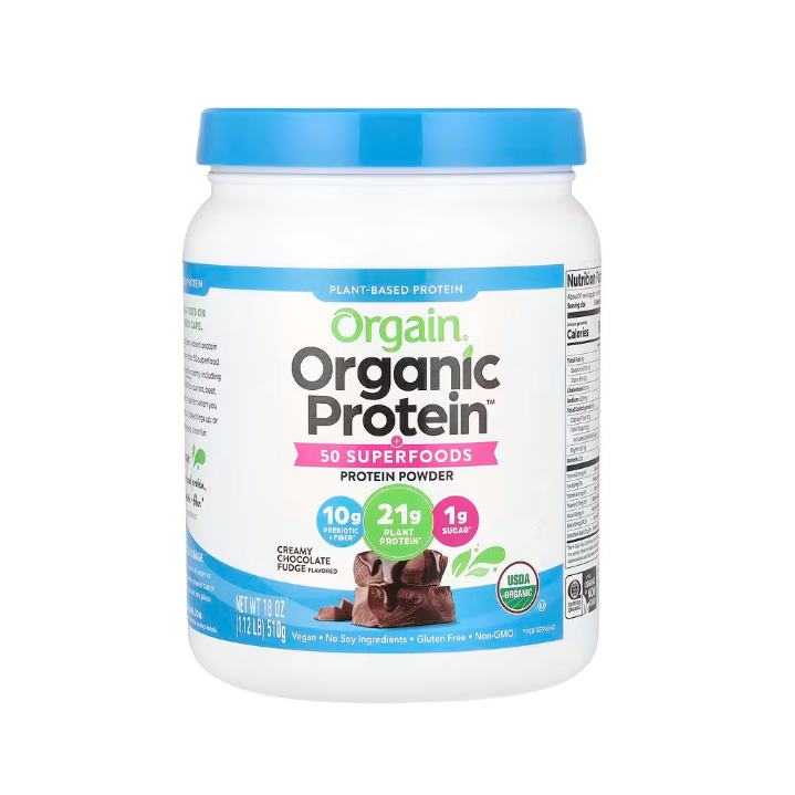 【現貨】Orgain傲感植物優蛋白天然植物全營養蛋白粉成人高蛋白質1.22Kg香草口味510g巧克力1.20Kg超級食物-規格圖5