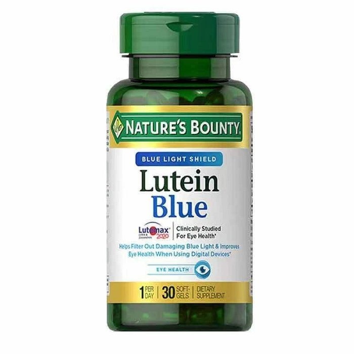 自然之寶葉黃玉米黃素原裝NATURE＇S BOUNTY BLUE LIGHT SHIELD Lutein Blue-細節圖2