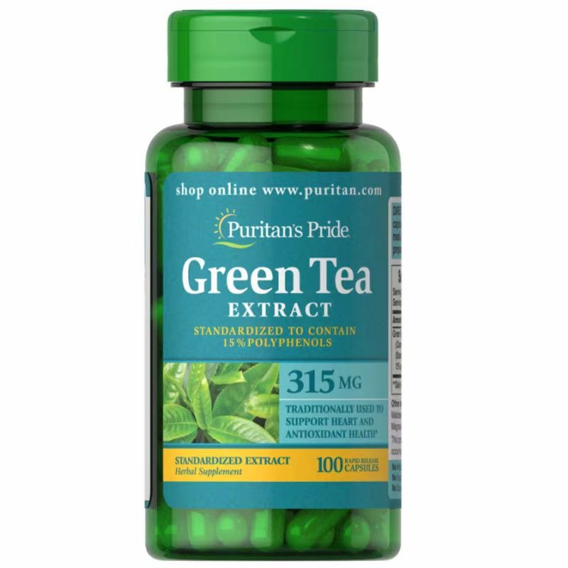 茶多酚 綠茶萃取菁華 315mg 200粒/100粒 Green Tea Extract 普麗普萊-規格圖3