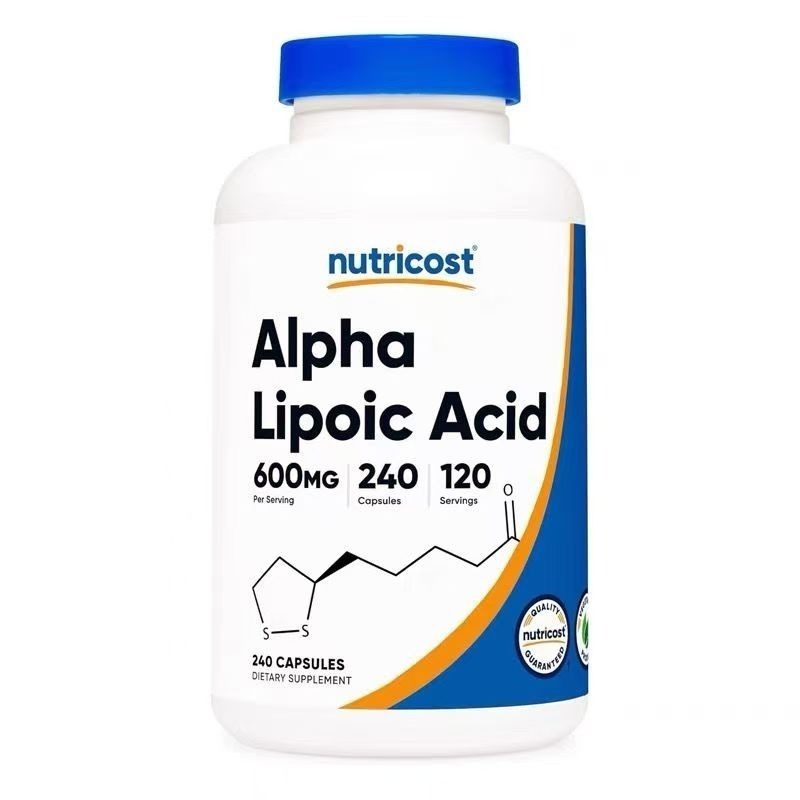 美國Nutricost Alpha Lipoic Acid阿爾法α硫辛酸，每粒300mg，240粒/120粒-細節圖2