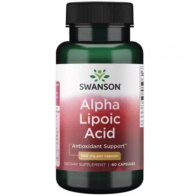 現貨Swanson斯旺森Alpha Lipoic Acid，50mg，100mg，300mg，600mg阿爾法α-硫辛酸-規格圖5