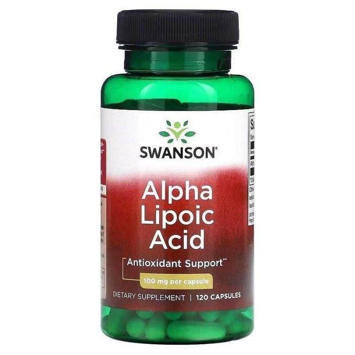 現貨Swanson斯旺森Alpha Lipoic Acid，50mg，100mg，300mg，600mg阿爾法α-硫辛酸-規格圖5