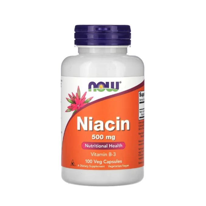 【現貨快速達】美國NOW Foods Niacin，250毫克，500毫克 菸鹼酸維生素B3煙酸緩釋Flush-Free-細節圖2