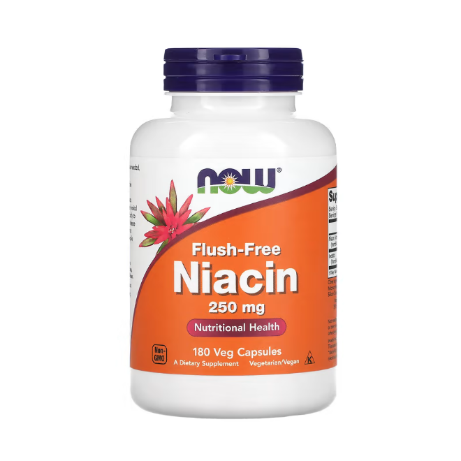 【現貨快速達】美國NOW Foods Niacin，250毫克，500毫克 菸鹼酸維生素B3煙酸緩釋Flush-Free-細節圖5