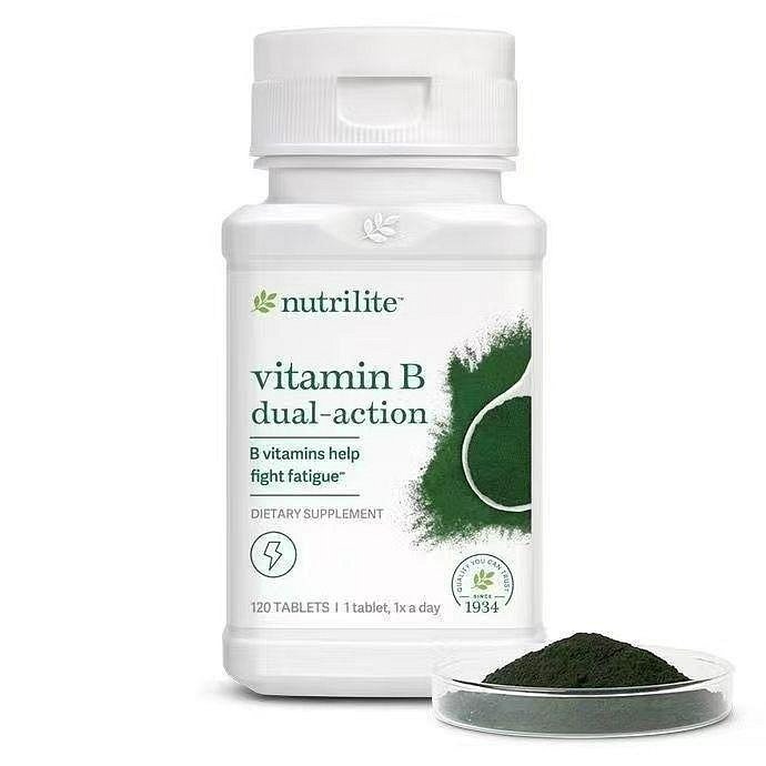 現貨amway安麗螺旋藻8大維他B群120粒美國本土版NUTRILITE紐崔萊vitamin B dual-action-細節圖3