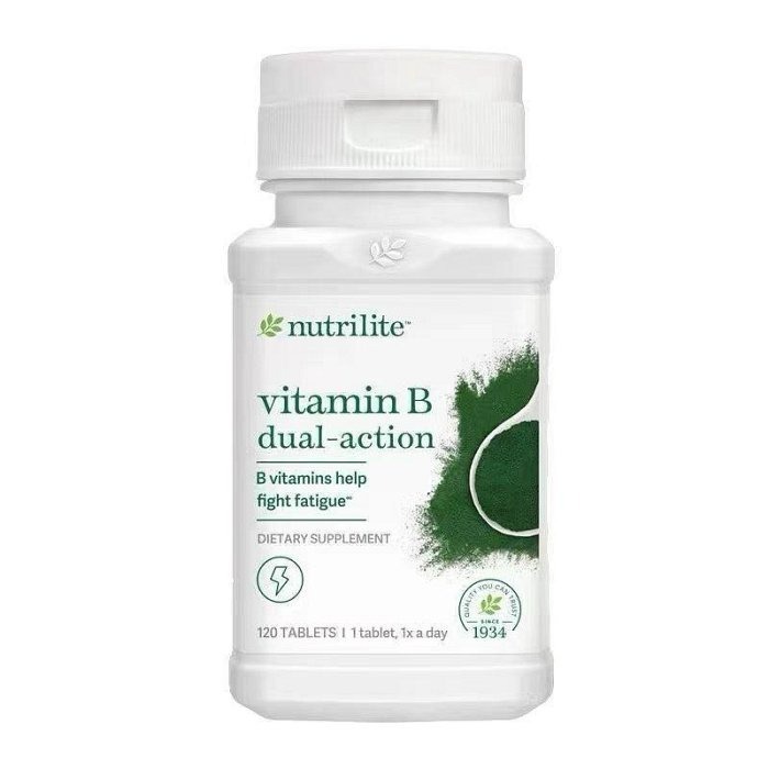 現貨amway安麗螺旋藻8大維他B群120粒美國本土版NUTRILITE紐崔萊vitamin B dual-action-細節圖4