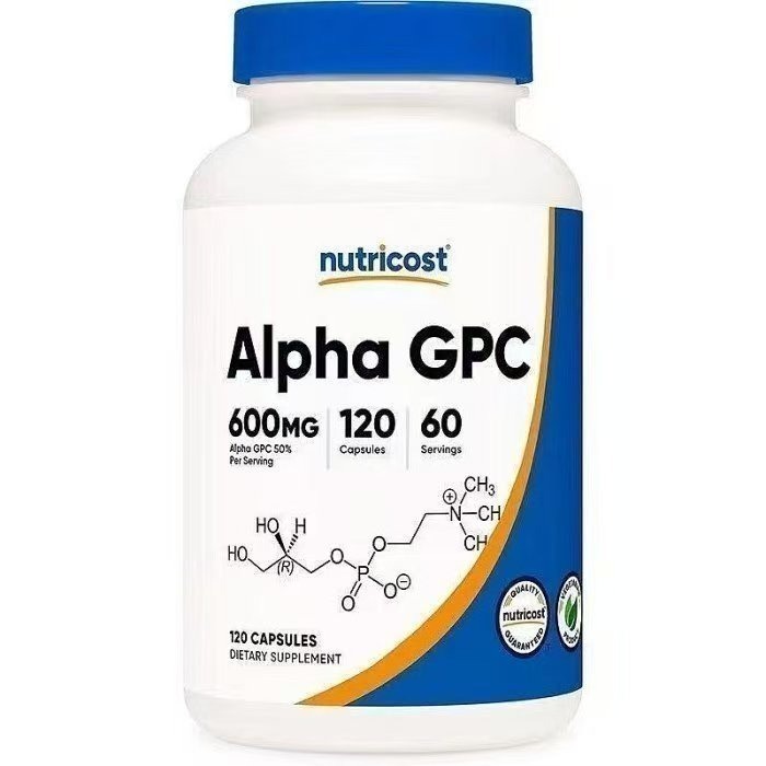 【現貨】美國 Nutricost Alpha GPC 阿爾法 膽鹼 α-GPC大腦營養（每粒300mg）120粒，60粒-細節圖2