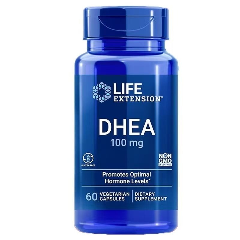 【現貨快速達】Life Extension 脫氫表雄酮 25mg，100粒/100mg，60粒 青春素DHEA超級荷爾蒙-規格圖3