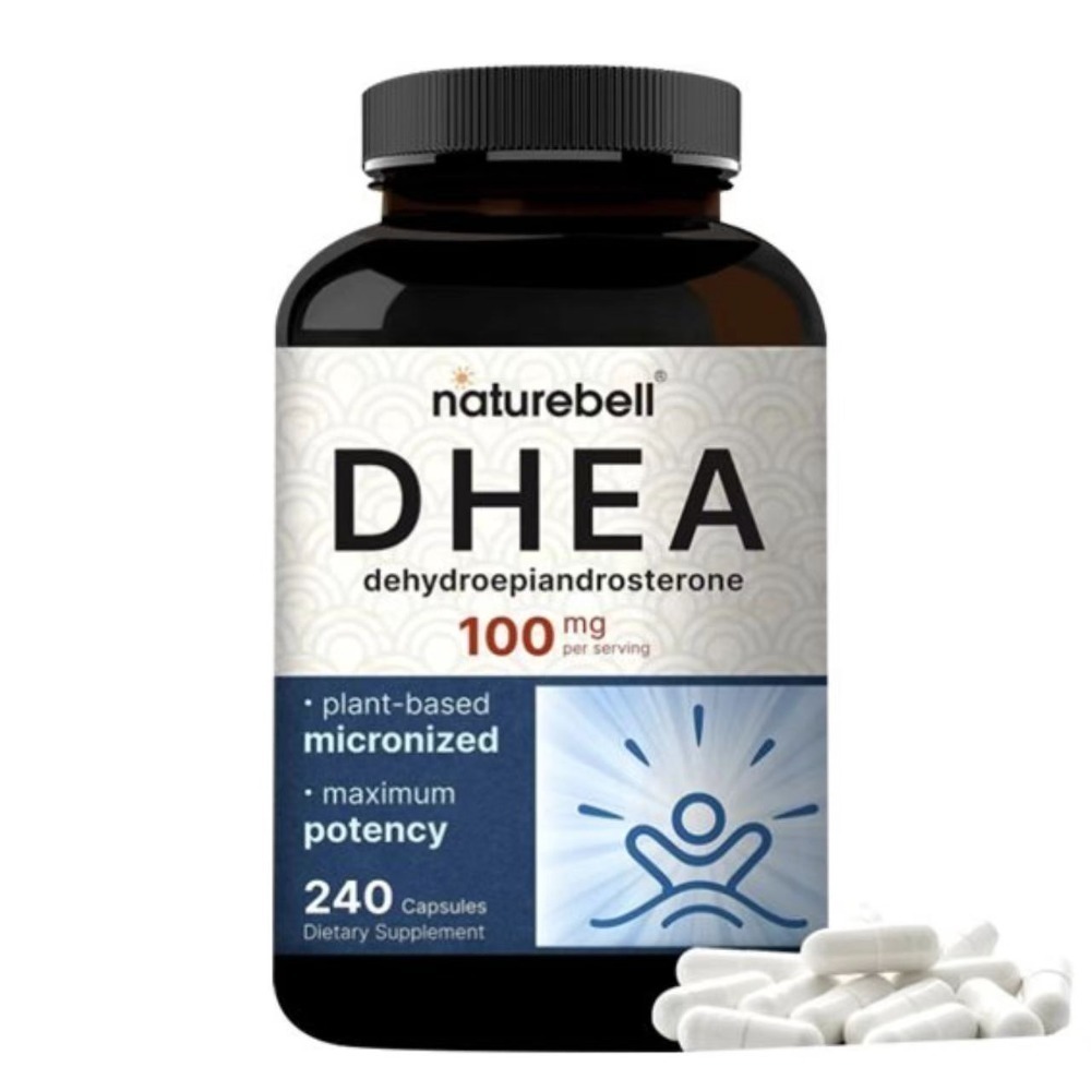 【現貨】Naturebell 脫氫表雄酮 50mg，300粒/100mg，240粒 青春素DHEA超級荷爾蒙-規格圖3