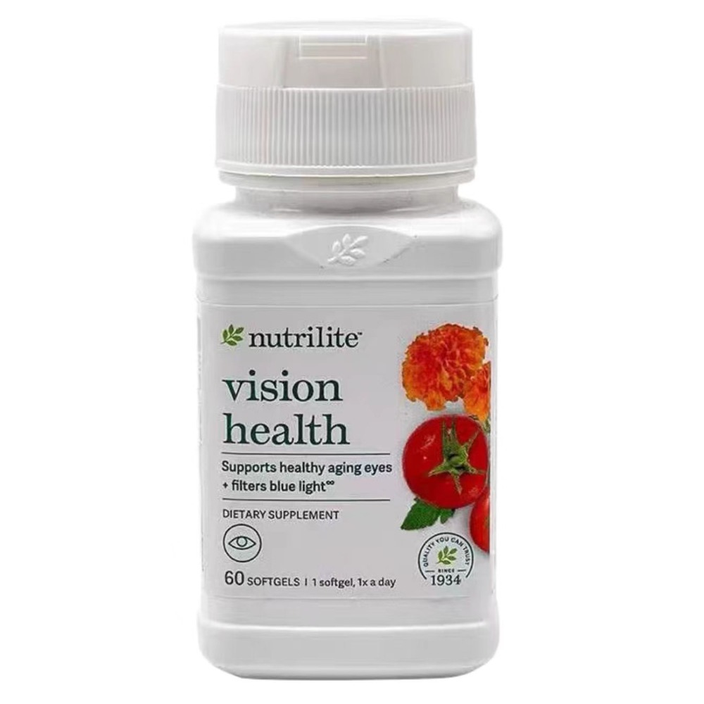 Amway安麗胡蘿蔔素60粒軟膠新包裝葉黃素玉米黃質番茄紅素鋅眼視力紐崔萊Nutrilite Vision Health-規格圖2