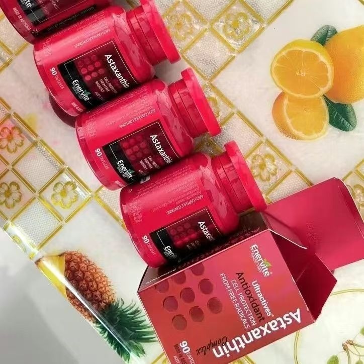 【現貨不用等】澳商Enervite澳樂維他升級版蝦紅素90粒蝦青素.藻紅素.類胡蘿蔔素營養濃縮精油萃取雨生紅球藻精華-細節圖5
