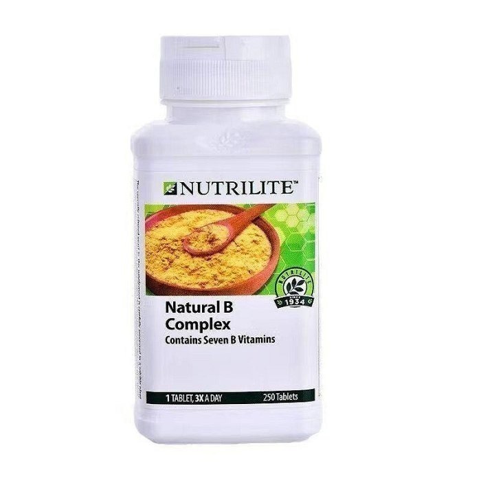 【現貨速達】紐崔萊維生素B群B1B2B6B12葉酸菸鹼酸泛酸PABA肌醇250粒Natural B Complex馬來版-細節圖2