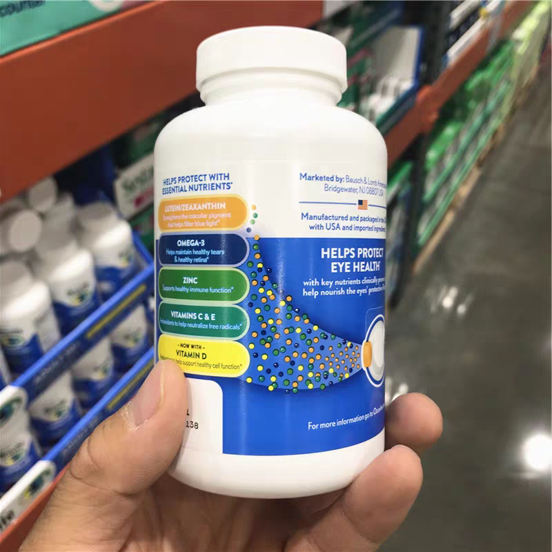現貨Ocuvite美國ADULT50+葉黃玉米黃素150粒金盞花魚油EPA多元不飽和脂肪DHA維CDE鋅銅Omega-3-細節圖6
