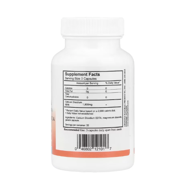 Arizona Natural, EDTA 膠囊，600 毫克，100 粒-細節圖2
