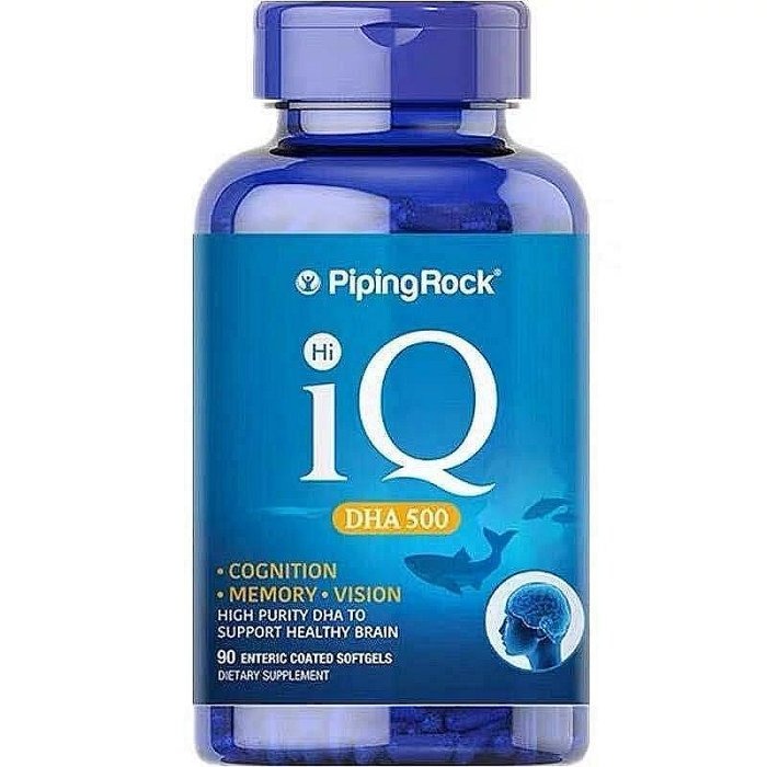 DHA深海魚油EPA兒童12到18歲學生呵護記憶成人腦黃金90粒美商PIpingRock-細節圖2