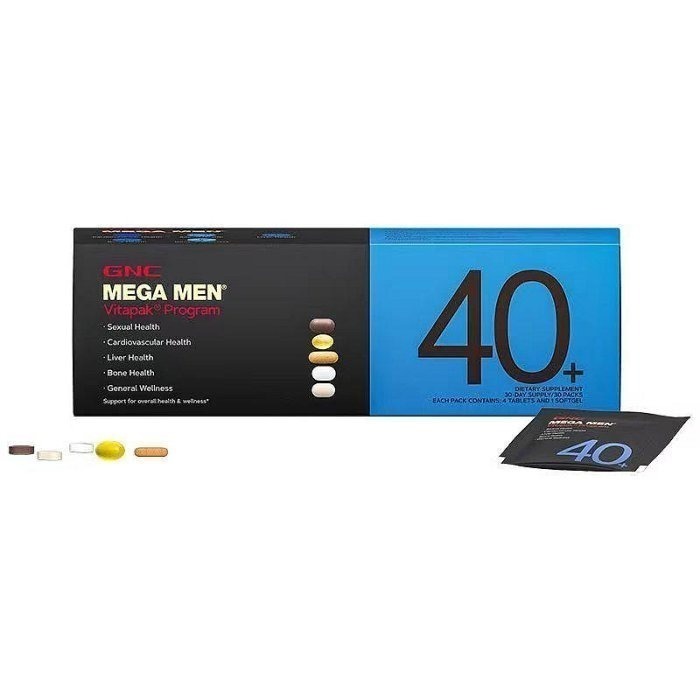 【現貨】綜合多維礦GNC健安喜Vitapak男性女性30+40+50+每日營養包時光包 30包30歲40歲50歲男士女士-細節圖6