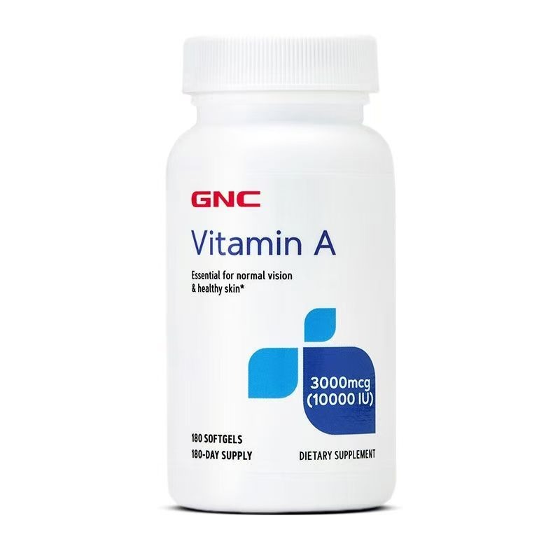 美國GNC天然胡蘿蔔素180粒/10000IU維他命A維生素Vitamin A-規格圖2