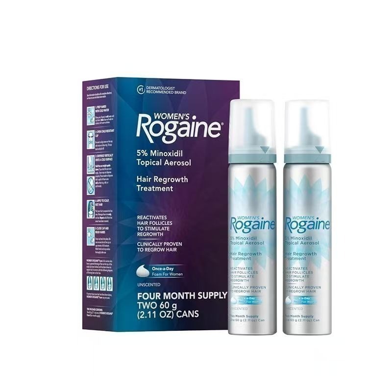 【現貨】美國 Rogaine 落建培健女士頭髮頭皮髮根毛囊慕斯泡沫強效5%單瓶60g，1瓶，2瓶整盒-規格圖5