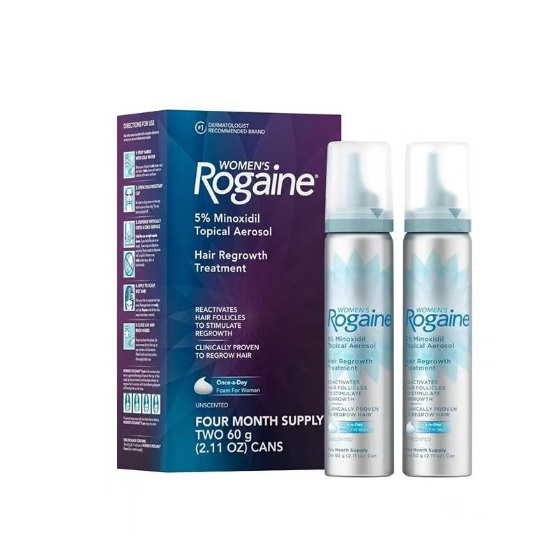 美國直郵 Rogaine 落健培健女士頭髮頭皮髮根毛囊慕斯泡沫強效單瓶60g，1瓶，2瓶整盒-規格圖5