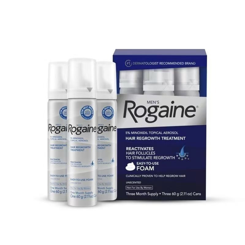 【現貨】美國 Rogaine 落建培健男士頭髮頭皮髮根毛囊慕斯泡沫強效5%單瓶60g，1瓶，3瓶整盒-規格圖4