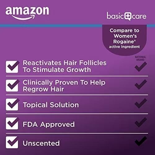 【現貨速達】美國 Amazon 亞馬遜 女士頭髮頭皮髮根毛囊營養液強效2%單瓶60ml，1瓶，3瓶整盒-細節圖6