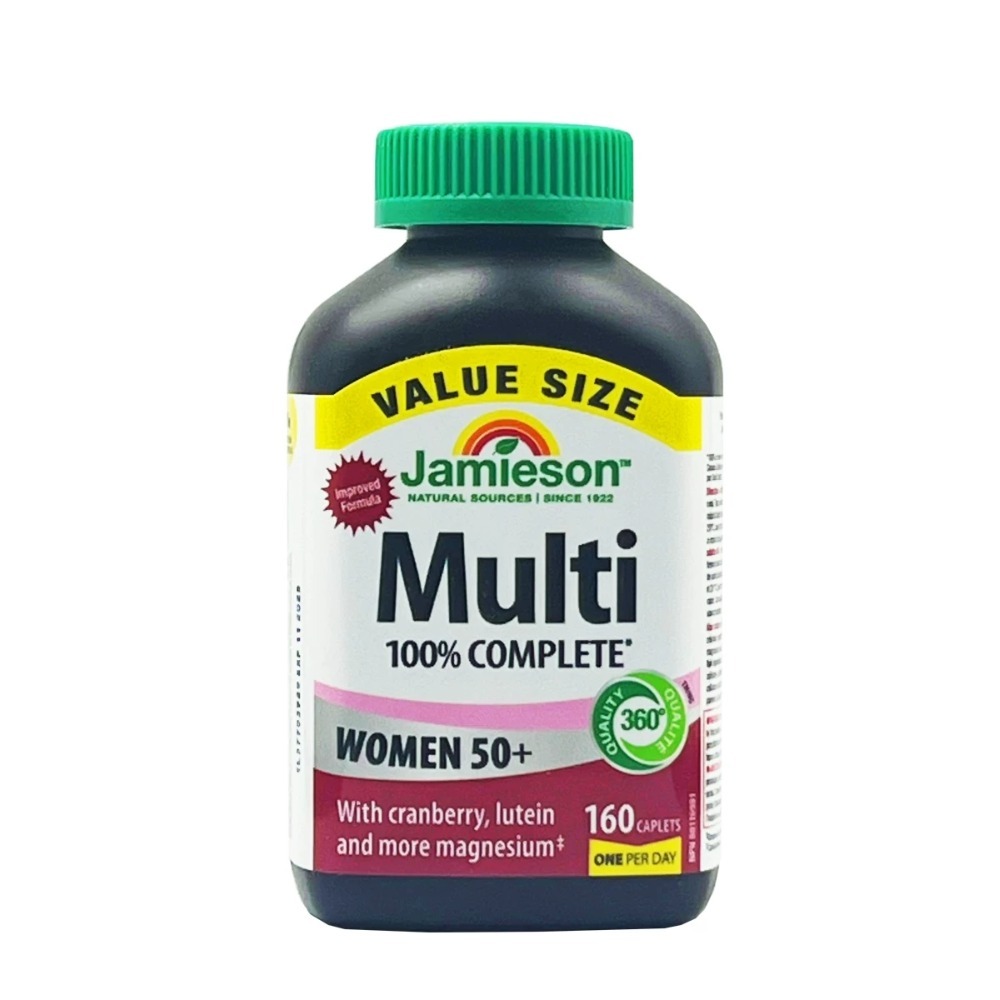 【現貨】115粒，160粒加拿大Jamieson健美生50歲以上女士綜合維生素礦物質50+多維礦-規格圖5