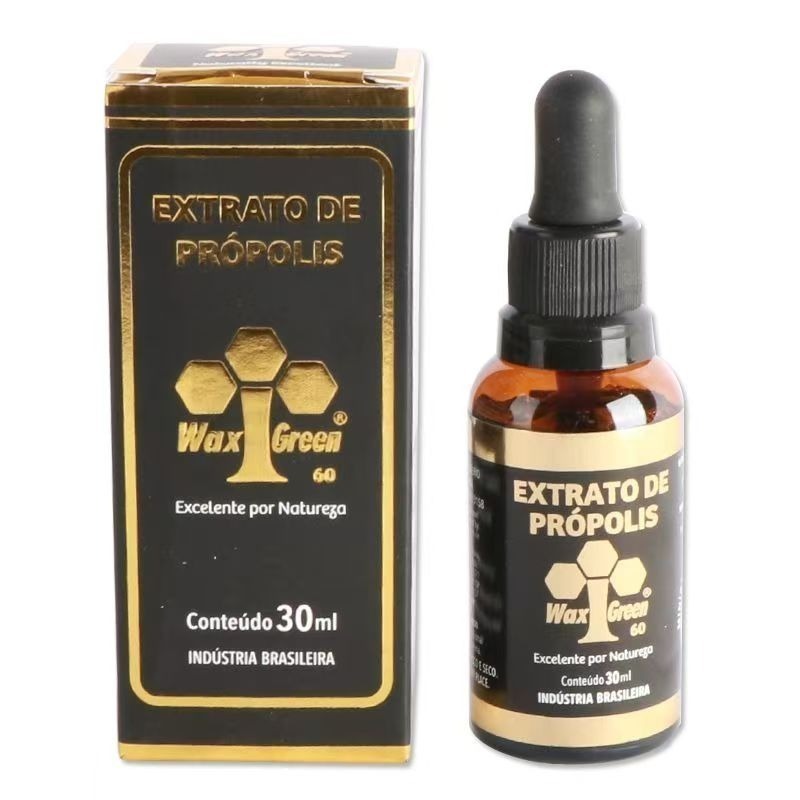 【現貨】巴西蜂膠wax green旺綠10號滴劑有酒精8瓶整盒原裝進口正品，單瓶30ml裝-細節圖7