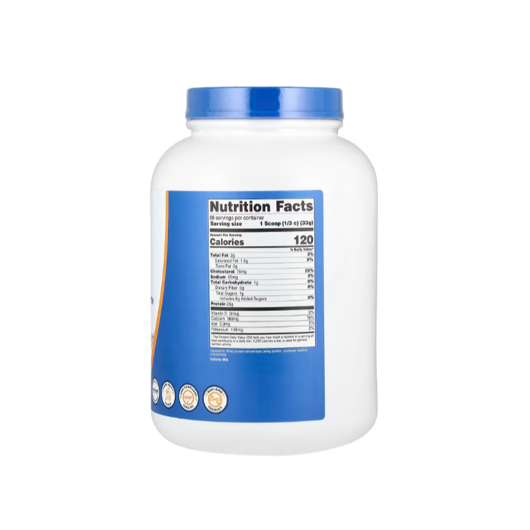 Nutricost, 濃縮乳清蛋白，原味，5 磅（2,268 克）-細節圖2