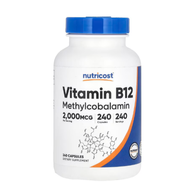 Nutricost,  鈷胺素 全系列 維生素B12維他命 膠囊-規格圖7