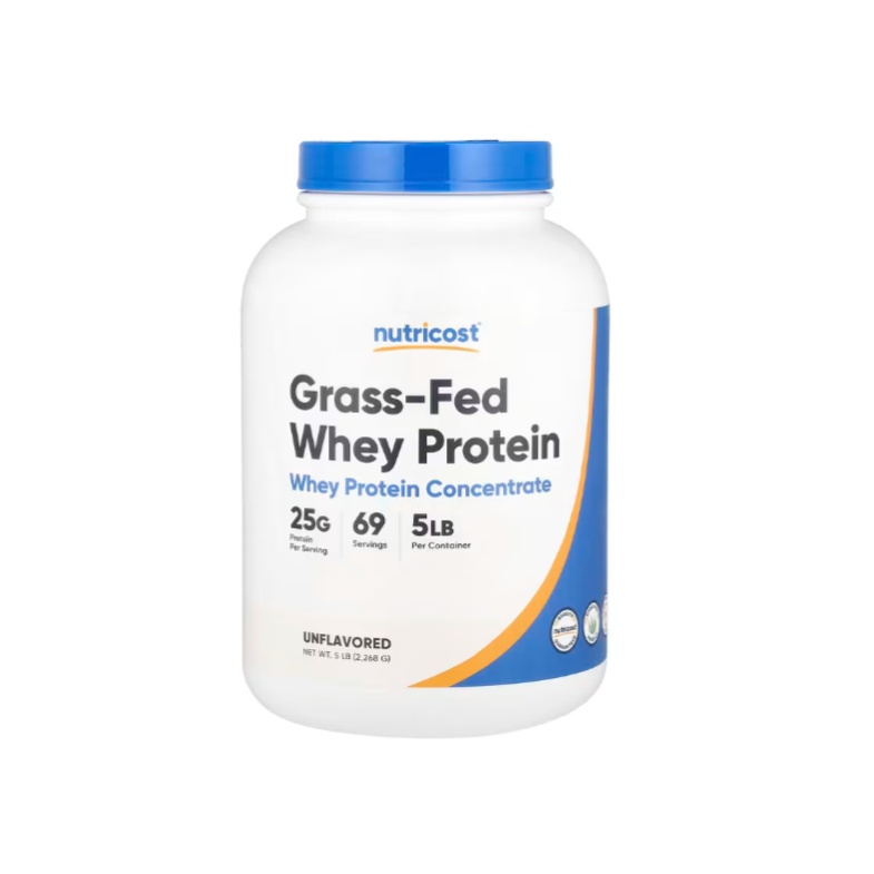 Nutricost,草飼濃縮乳清蛋白，原味，2 磅（907 克）,草飼濃縮乳清蛋白，原味，5 磅（2,268 克）-細節圖4