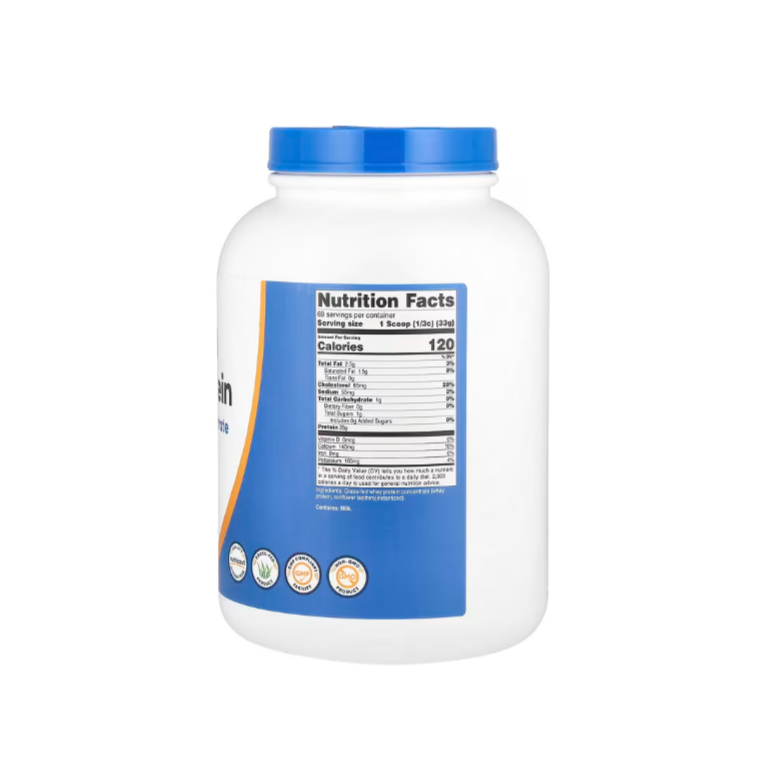 Nutricost,草飼濃縮乳清蛋白，原味，2 磅（907 克）,草飼濃縮乳清蛋白，原味，5 磅（2,268 克）-細節圖5