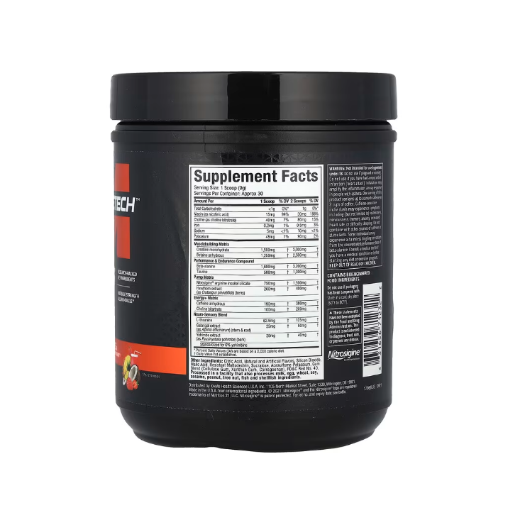 MuscleTech, VaporX5®，鍛煉前配方，9.6 盎司（272 克）肌肉科技高性能X5氮泵爆發力耐力健身-細節圖2