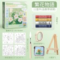 小布點∣油畫棒繪畫套裝∣油畫棒 DIY材料包 材料包-規格圖5