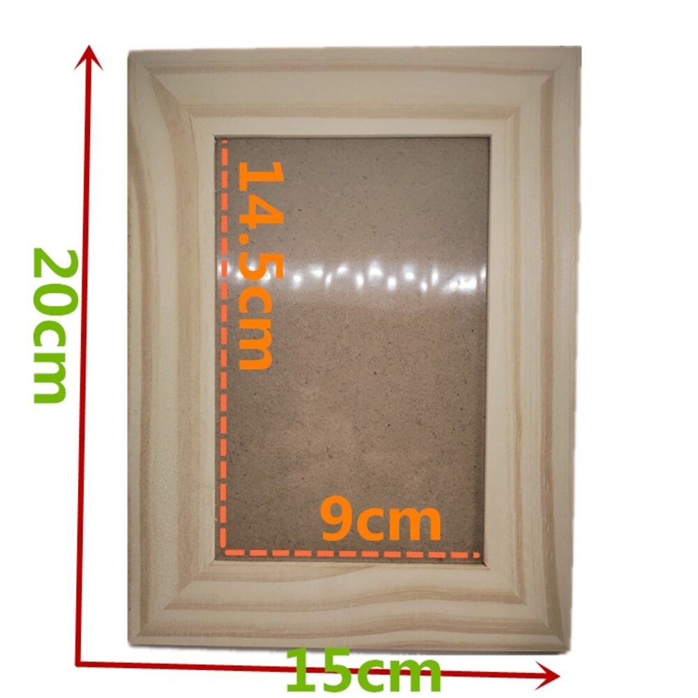 小布點∣4x6原木相框∣原木框 相框 木質相框 畫框 相片牆 週歲相框 立體相框 像框 相片框-細節圖3