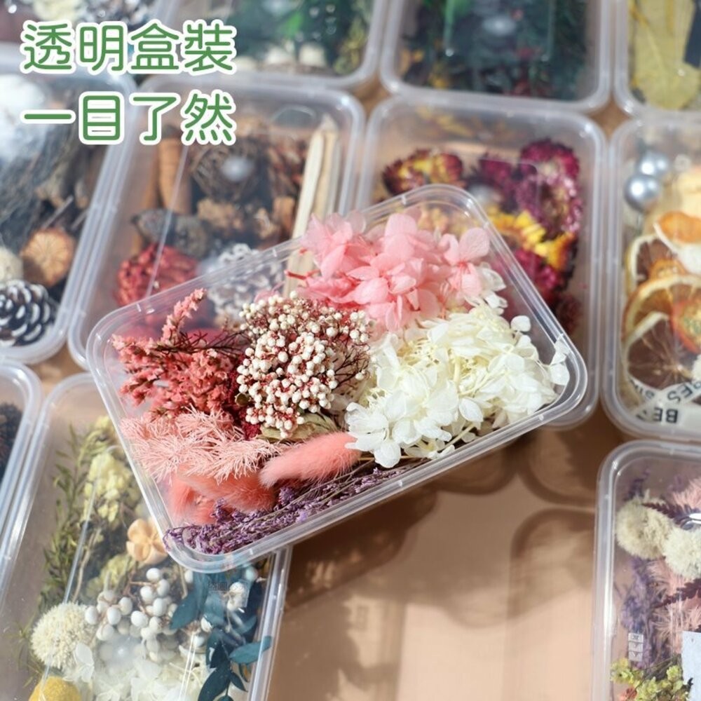 小布點∣乾燥花材料組∣乾燥花 永生花 乾花 材料包 拼貼 彩繪 DIY 美勞 手作材料 decoupage-細節圖6