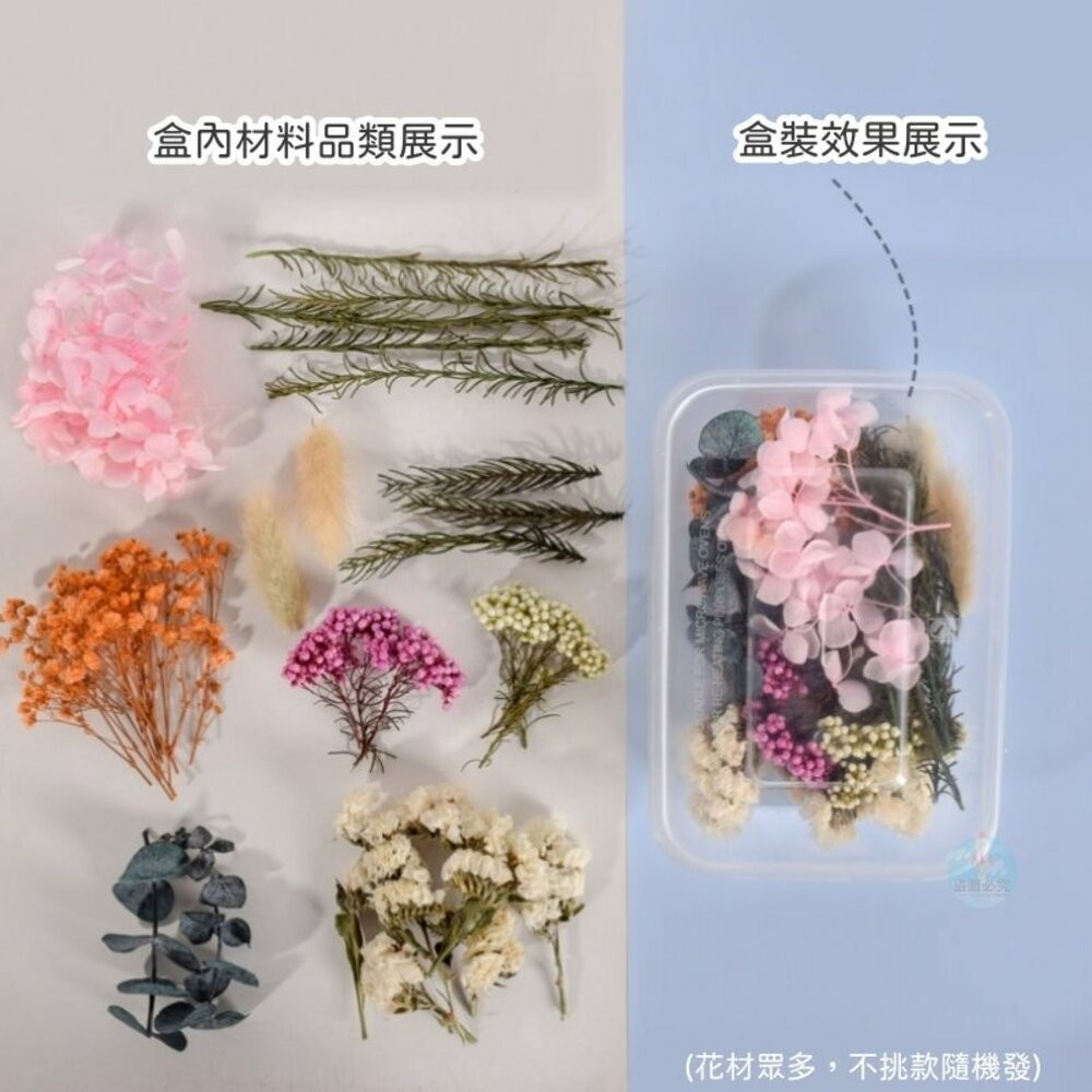 小布點∣乾燥花材料組∣乾燥花 永生花 乾花 材料包 拼貼 彩繪 DIY 美勞 手作材料 decoupage-細節圖7