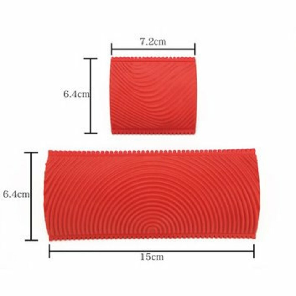 小布點︱木紋刷︱凹凸立體浮雕 -壓花滾筒 藝術工具 刮板 花齒刷 藝術背景效果刷 木紋滾輪 木紋紋理 直線刮紋器-規格圖9