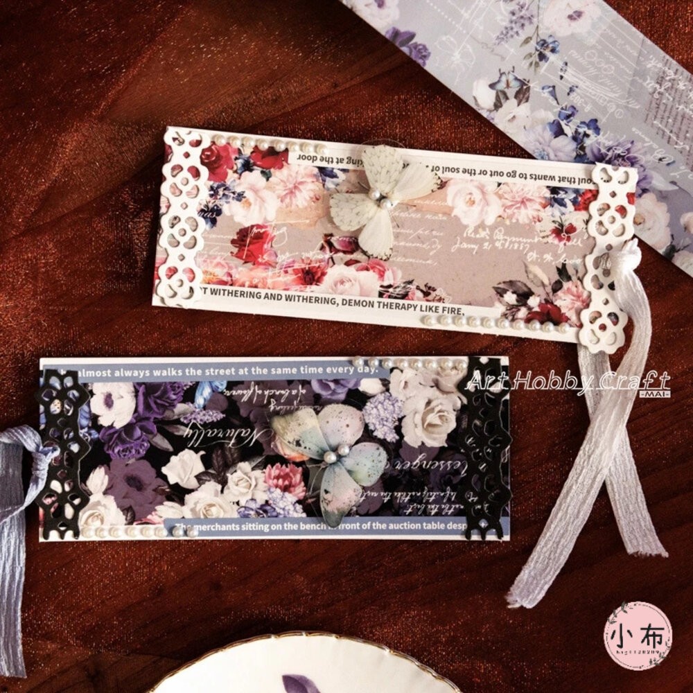 小布點︱花色禮讚-PET貼紙套裝︱浪漫 花卉 裝飾貼紙 手帳貼紙 拼貼貼紙-細節圖9