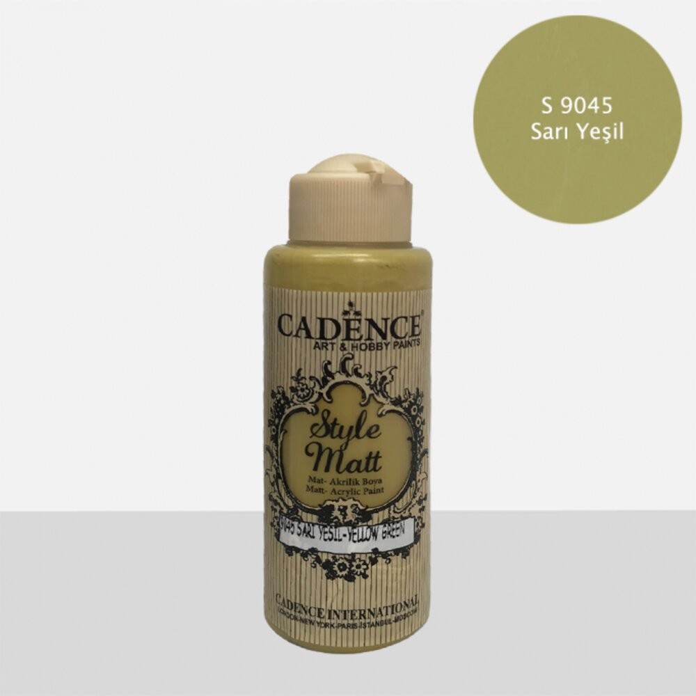 小布點︱S-9041~9060啞光壓克力顏料120ml︱CADENCE凱登斯 土耳其 Style Matt 消光-規格圖11