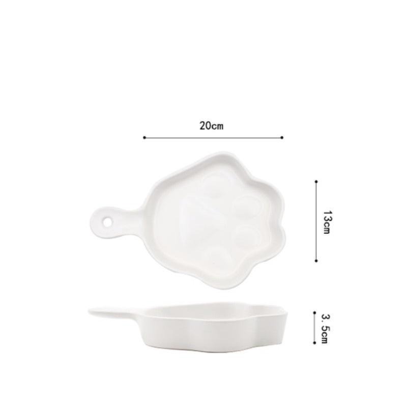 現貨 貓餐盤 貓腳餐盤 貓餐具 貓碗 居家生活 餐具 北歐風格 動物造型餐具 陳列擺飾 餐廚用品 盤子-細節圖8