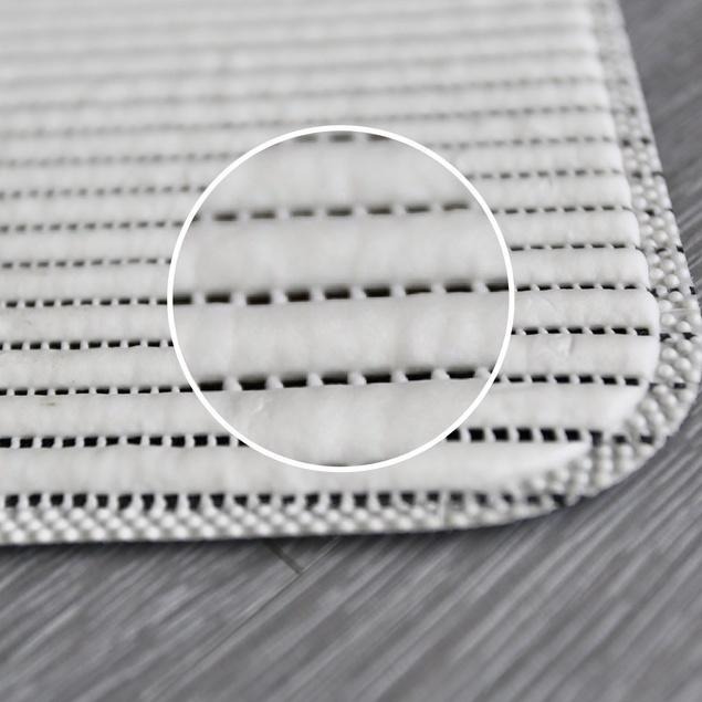 現貨 雙層口袋 貓砂墊 落砂墊 止滑墊 無毒  PER環保材質 台灣製造 外銷日本 袋口式 可機洗 腳踏墊 -白色-細節圖6