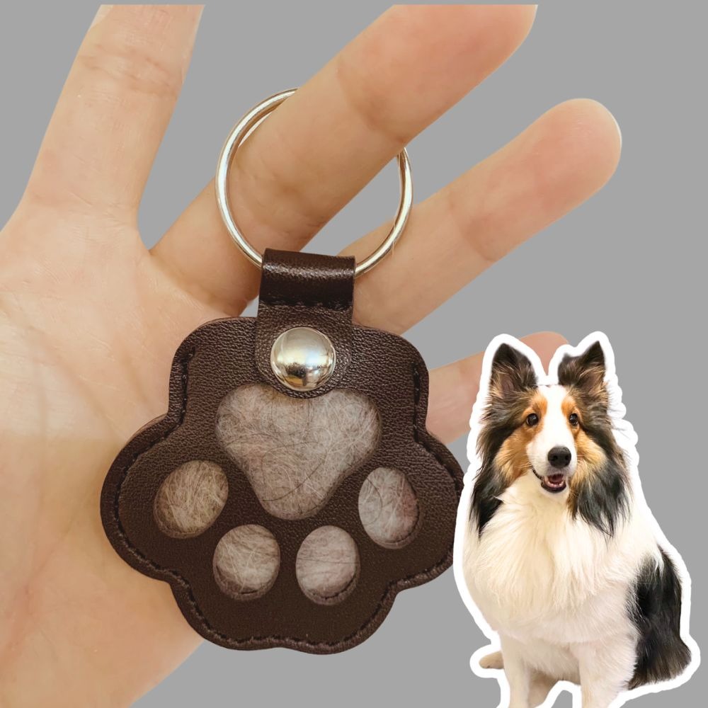 多色可選 寵物造型吊飾 寵物紀念用品 紀念品 鑰匙圈 寵物毛髮蒐集-細節圖2