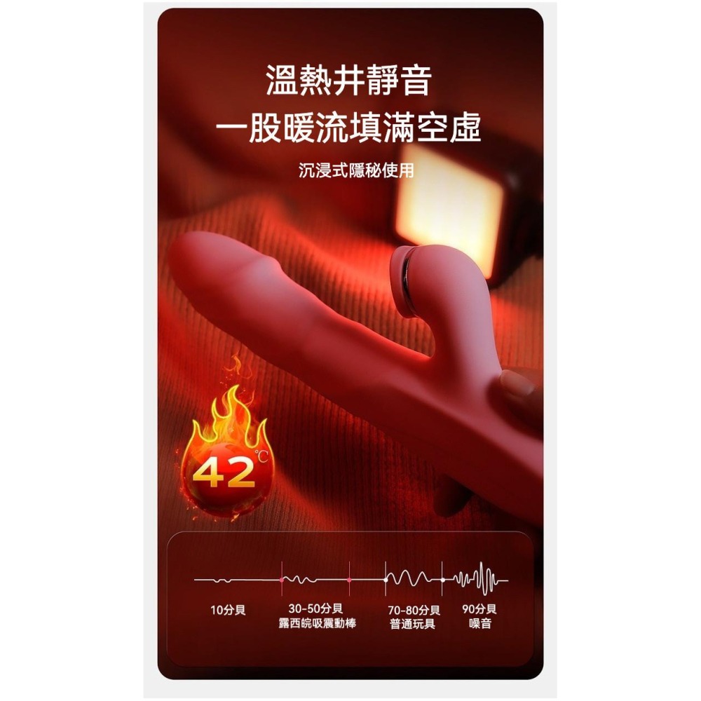 愛如潮水❤ 震動按摩棒 吸吮器 女性情趣用品 磁吸充電 全自動伸縮按摩棒 防水情趣用具-細節圖5