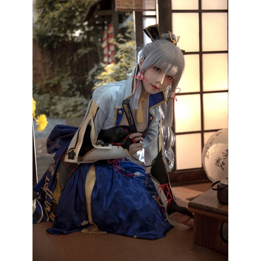 愛如潮水❤ 原神 神里綾華 性感角色扮演 角色誘惑 情趣內衣 cosplay-細節圖3