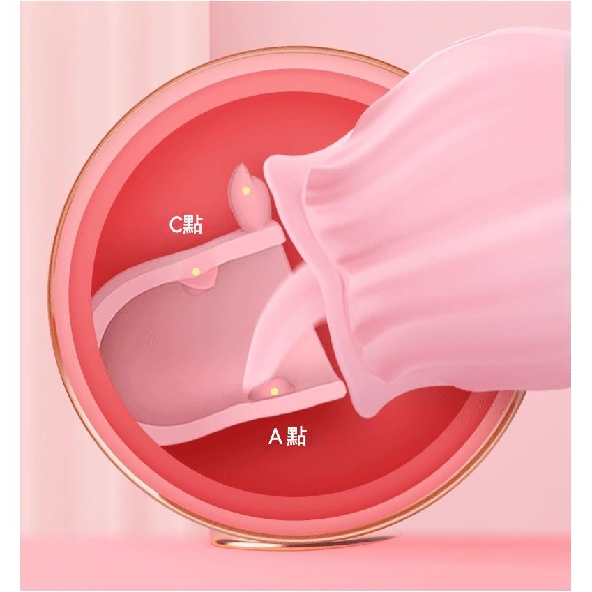 愛如潮水❤  舌舔器 玫瑰花舌 自慰器 高潮神器 女用情趣用品 情趣用具 迷你自慰器 磁吸充電 連續快感-細節圖2