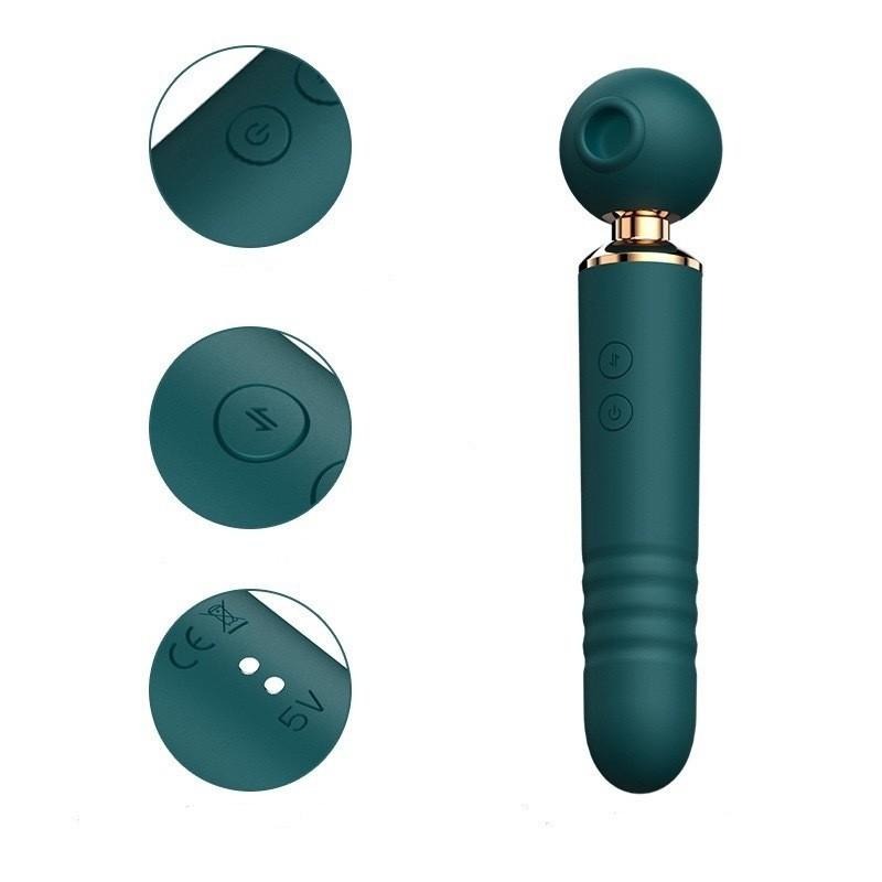 愛如潮水❤ 女用震動按摩棒 電動按摩棒 1o頻強震 防水按摩棒 陰蒂刺激 磁吸充電-細節圖7